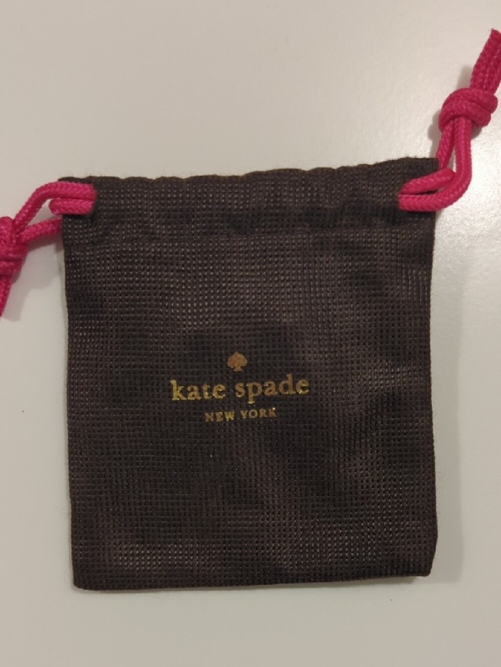 kate spade Silver Crystal Bow Stud Earrings with Branded Pouch - Picture 5 of 5